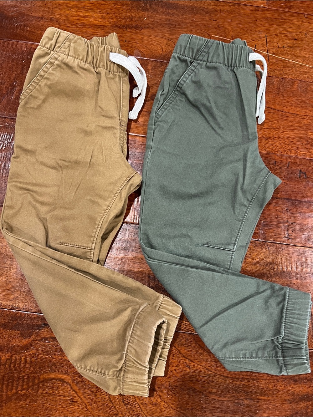 Cat & Jack Kids Jogger Pants in Tan and Green
